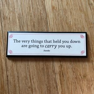 Disney Wood Board with quotes